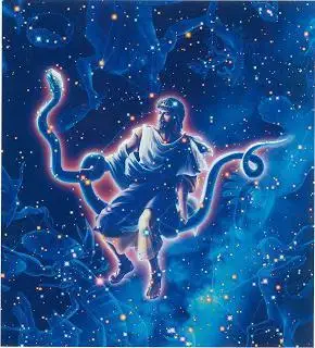 某些字符之间的蛇夫座? 星座 - 蛇夫座