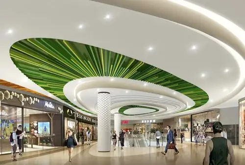 青岛卓越大融城商业空间设计创新:加入丰富色彩