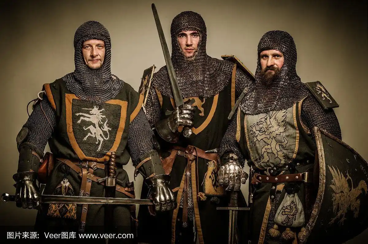 三个中世纪的骑士