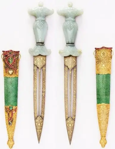 大都会博物馆里收藏的波斯古董匕首