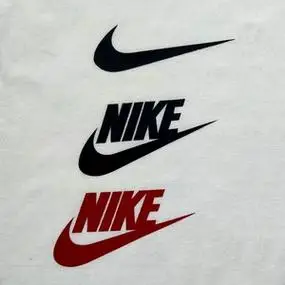 适用刺绣diy材料贴耐克nike烫画热转印logo衣服标志贴热转印花黑