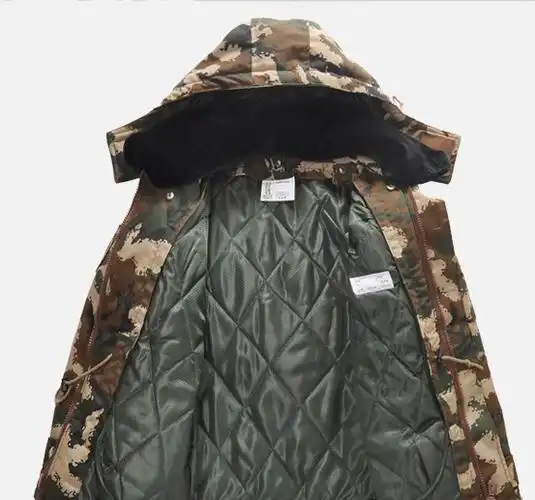 07武警迷彩作训大衣