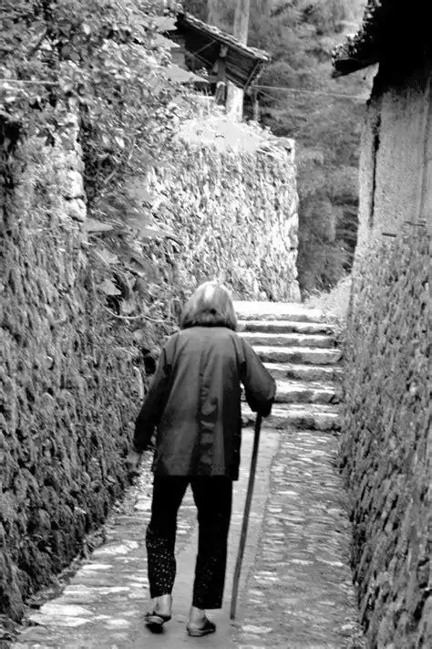 求图,一个老人孤单的背影的图片_百度知道