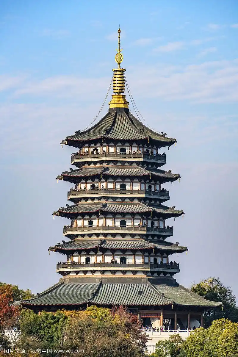 杭州雷峰塔景观