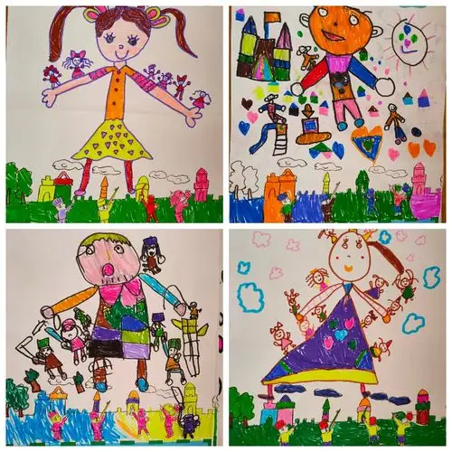 《小人国奇遇记》主题绘画