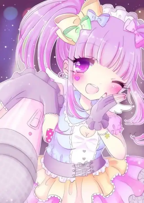 软妹 少女心 粉色 卡通 可爱 人物 萌萌的 手机壁纸 背景 简约 萌妹子