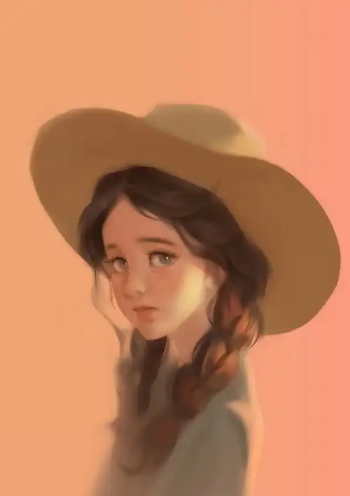 小女孩厚涂头像