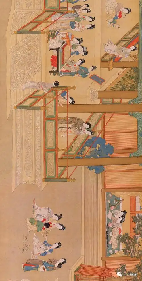 明代仇英汉宫春晓图全卷