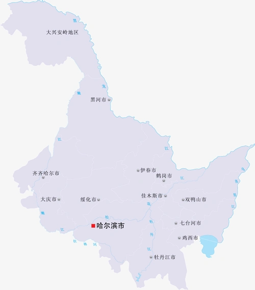 黑龙江省地图