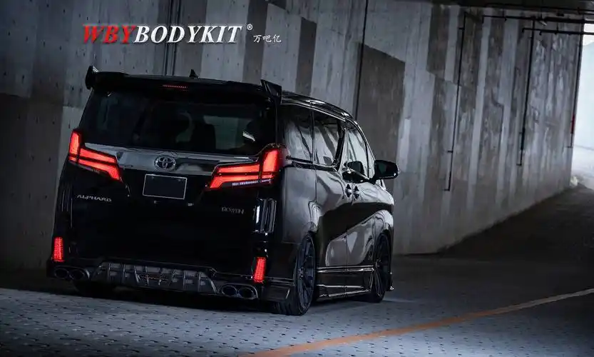 适用丰田埃尔法威尔法alphard改装rowen小包围狼烟前后唇侧裙尾翼