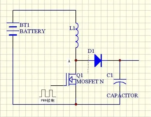 求 直流升压电路原理图