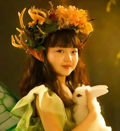 原创还记得萌娃小山竹精灵造型俏皮可爱网友眼里没有了光