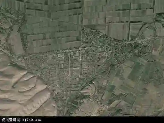 中国新疆维吾尔自治区伊犁哈萨克自治州新源县塔勒德镇地图(卫星地图)