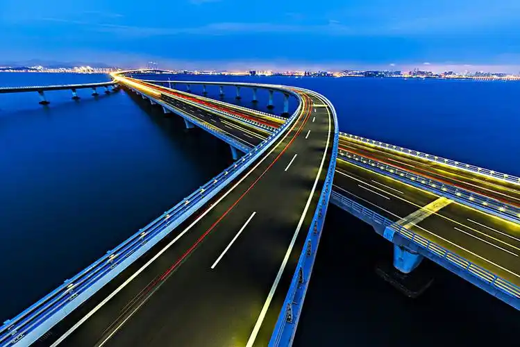 山东青岛胶州湾跨海大桥_全景网