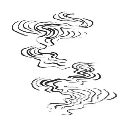 一起来学习山水画中"水"的表现形式