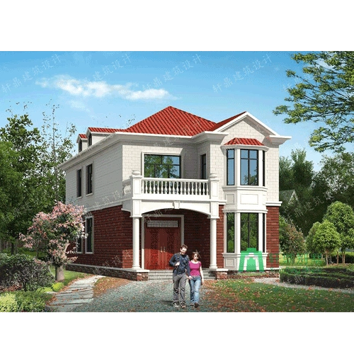 甘肃二层联排别墅设计图下载