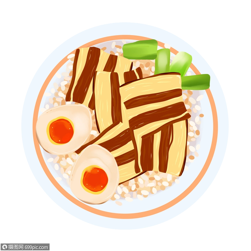 免抠元素 手绘/卡通元素 盖饭.png