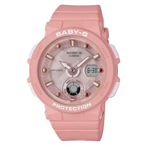 【casio】baby-g沙滩旅行者系列(bga-250-4a)粉
