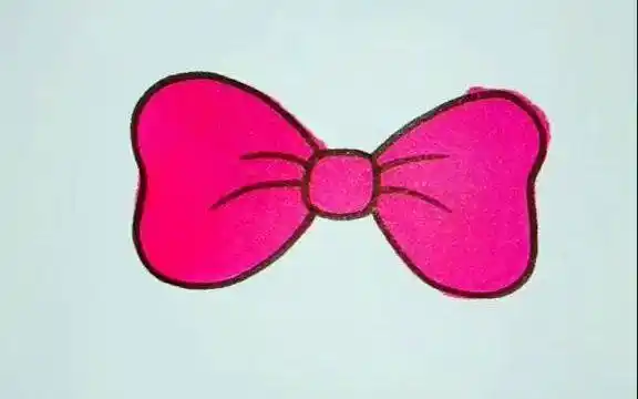 蝴蝶结简笔画 蝴蝶结简笔画图片大全