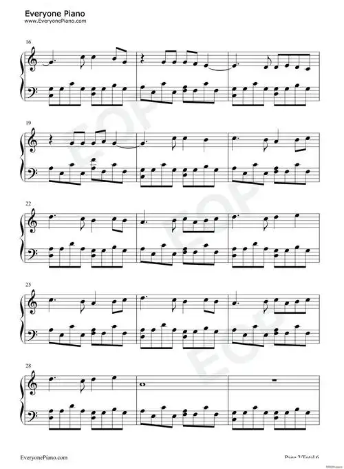 promise 寂静岭2(钢琴谱)3