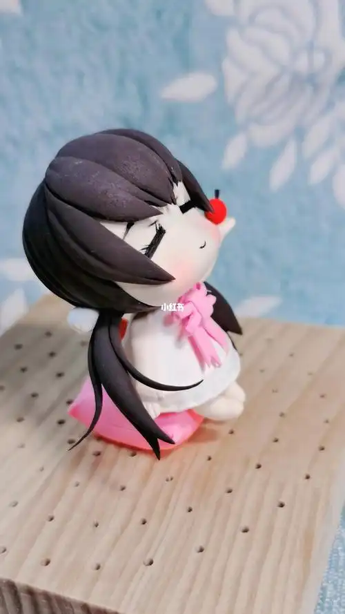 粘土手工q版人物超轻粘土制作教程q版人物可爱的小吃货速度有点快