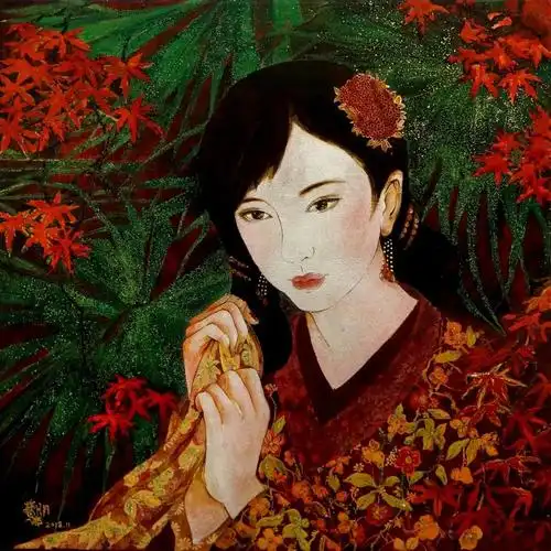 西厢记·人物漆画创作——关慧仪