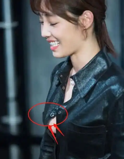 白百何大胆放飞自我活动现场扣子不慎崩开网友纷纷放大看