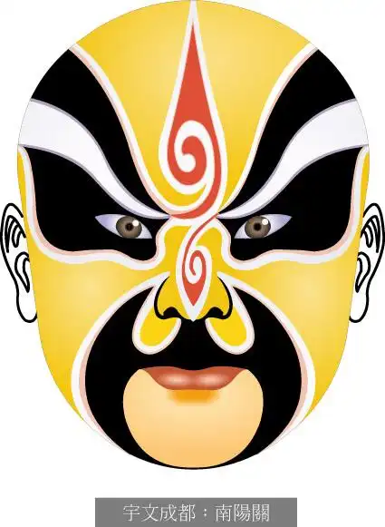 【经典】脸谱 矢量素材【完整】