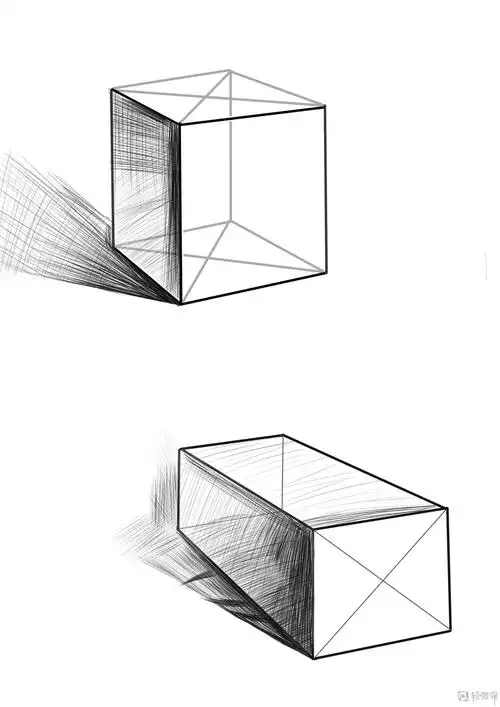 方体透视素描—绘画素描基础入门训练 举报