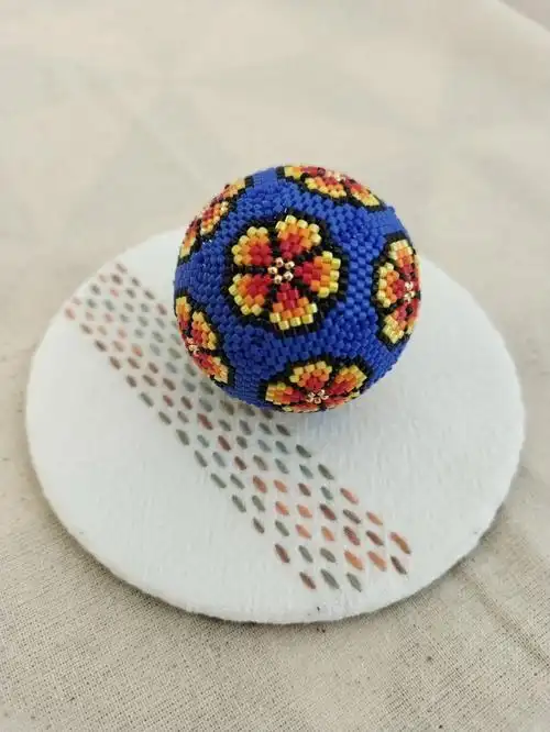 串珠手鞠球球挂件小样