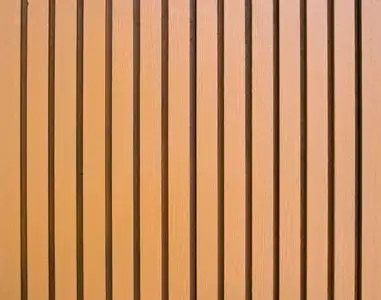 金属格子屏障木板墙照片