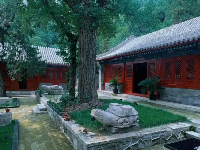 尤其是明朝太监李童修建的法海寺,聚集了皇家能工巧匠,虽然规模不大但