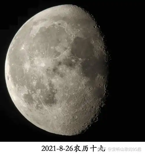 月相图集农历初三至二十一