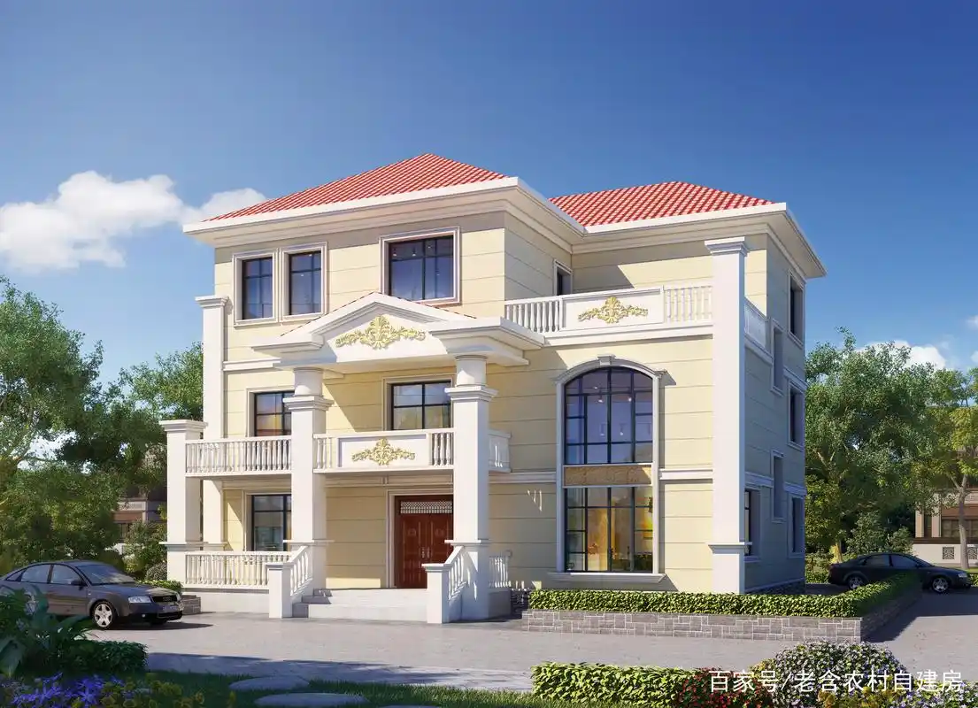 农村建房选这套准没错!外观颜值高主体造价低,各个年龄段都喜欢