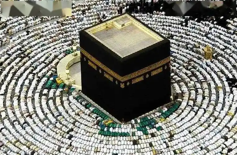 (black stone of the kaaba)天房克尔白的黑石178陨石自史前时代就
