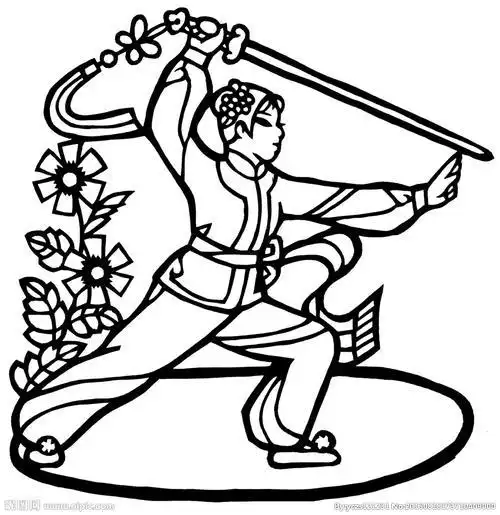 动漫剪纸刻纸剪纸人简笔画简单剪纸人物剪法插画剪纸简笔画图片大全