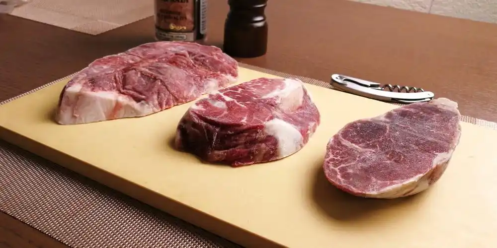 【识食务者】各类b品菲力眼肉西冷上脑板腱质量相同/切得不好而已