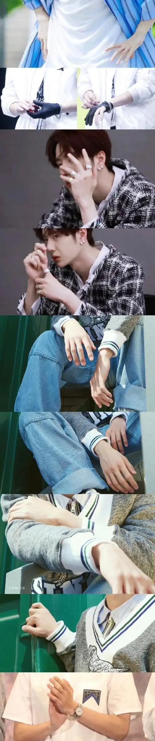 王一博~王耶波~酷盖的手也好好看啊 来源见logo.