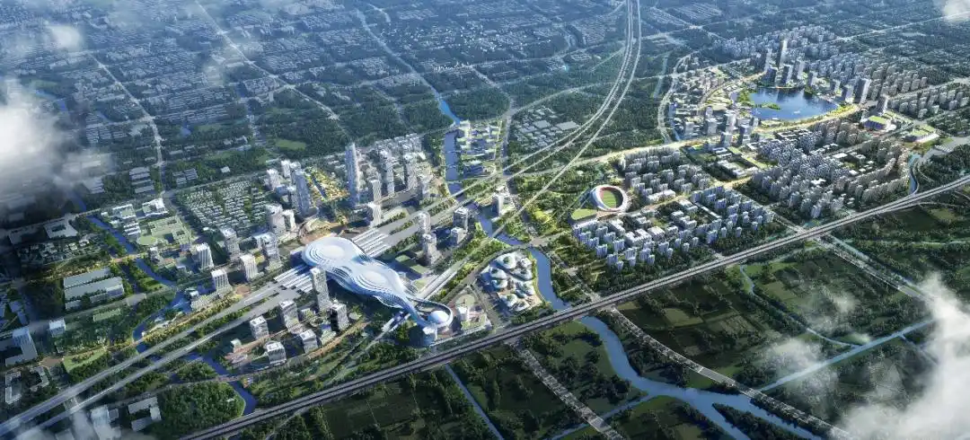 城市设计总体鸟瞰图