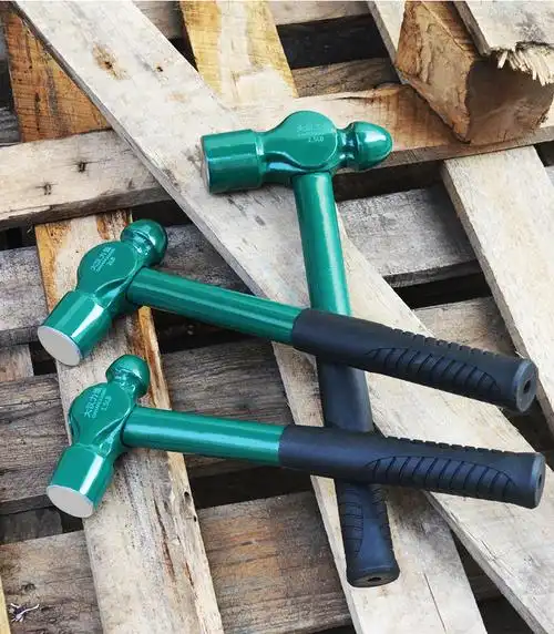 jing ping铁把圆头锤 家用铁锤子榔头手锤锤小锤子迷你 重型钢管锤