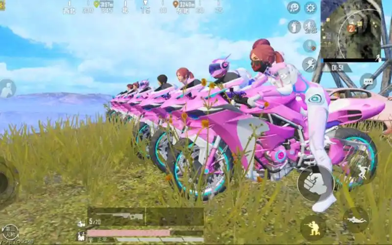 九辆火箭少女摩托车,从海岛最高的悬崖飞下去,会发生什么?