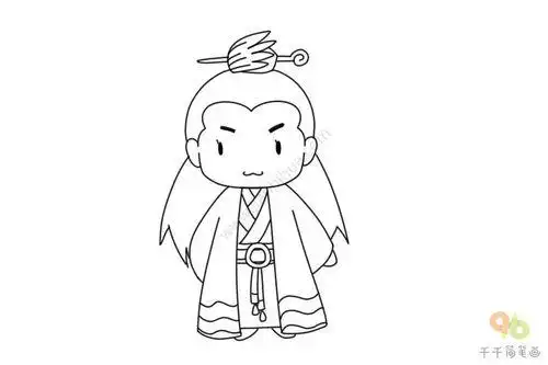 古代男子简笔画 古代男子简笔画最简单的又好看