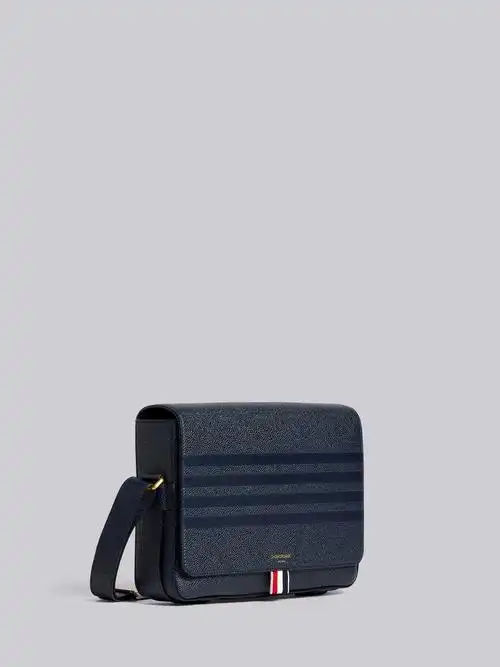 汤姆布朗尼 thom browne 浮雕4条纹饰记者包