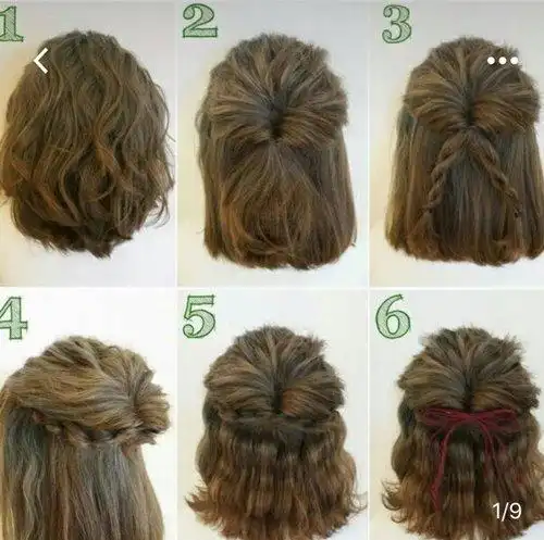 教你扎头发 短发怎么扎 短发发型扎法