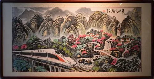 改革开放40年展|纯艺术|绘画|阻尼 - 原创作品 - 站酷 (zcool)