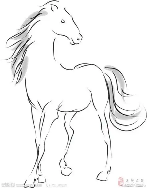 马的简笔画怎么画马的简笔画怎么画最简单的