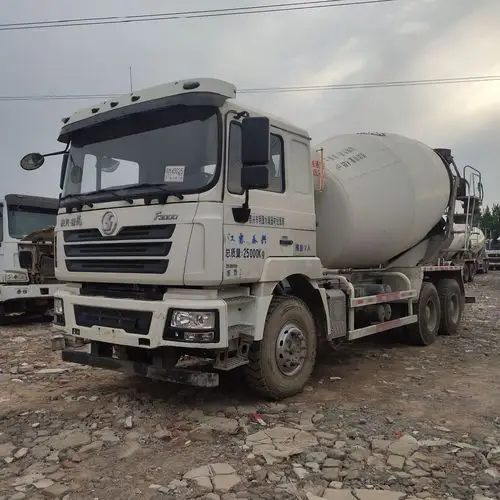 二手德龙混凝土搅拌车商砼水泥搅拌车二手18年国五16方搅拌车