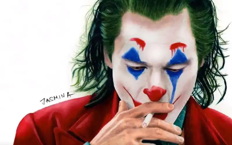 看大神手绘抽烟小丑-帅!_哔哩哔哩 (゜-゜)つロ 干杯~-bilibili