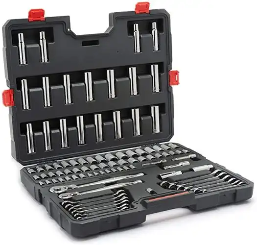 crescent 90 件机械工具套装,带棘轮扳手,sae &amp; 公制 - ctk90