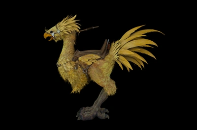 陆行鸟 ff14 *终幻想 坐骑 pbr 游戏坐骑 骨骼 鸵鸟 游戏模型